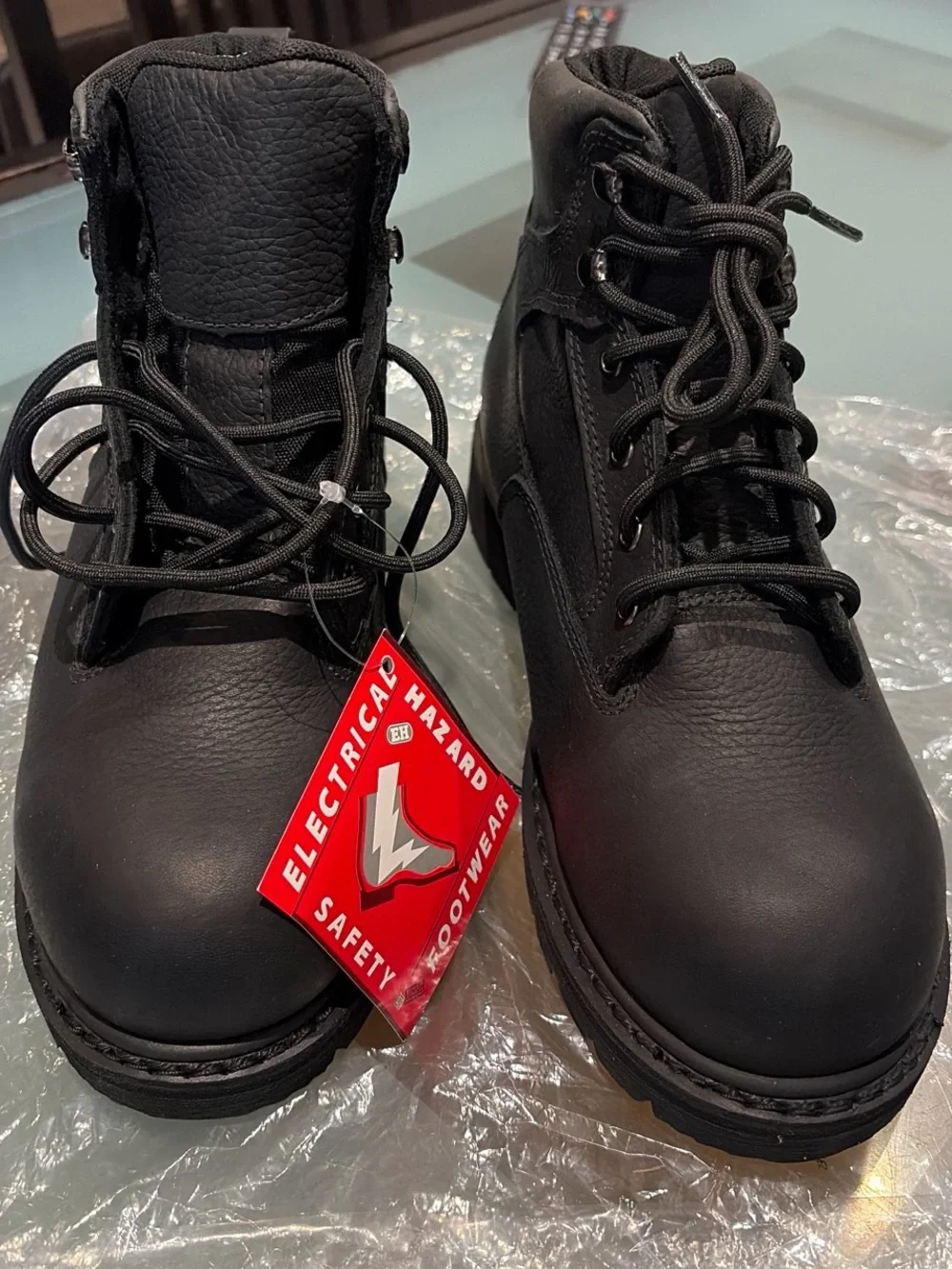 Men's Black Safety Work Boots